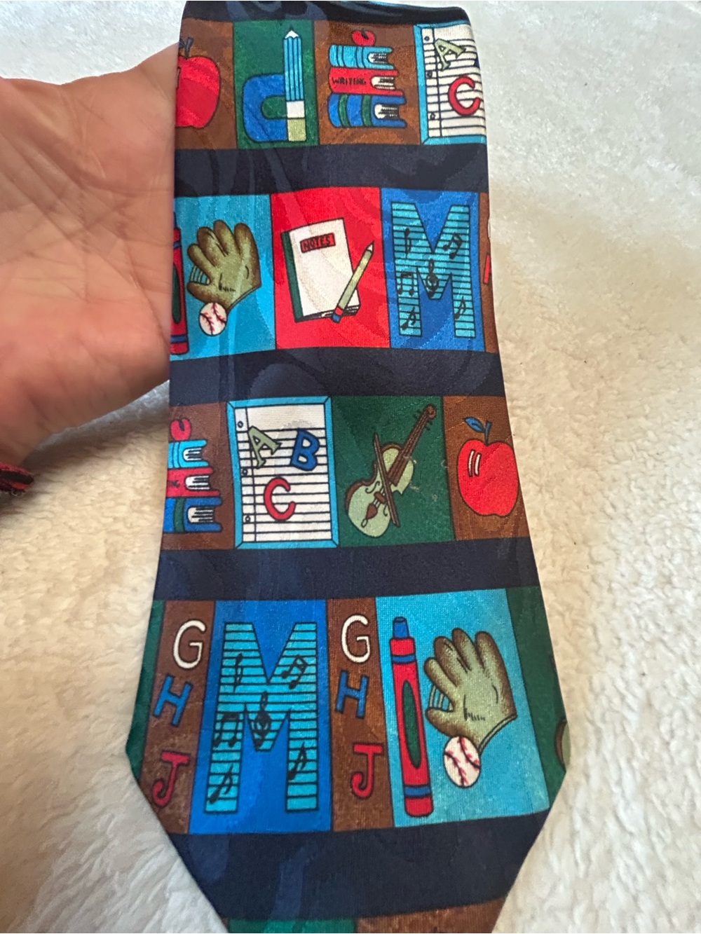 🎁3 for $30 - Novelty School-Themed Necktie
